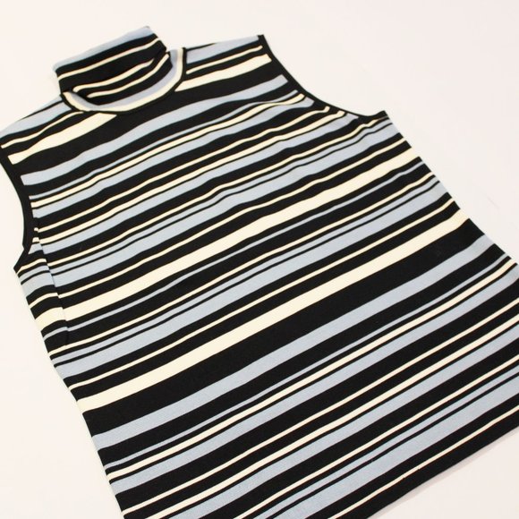 Jones New York Sweaters - Jones New York Turtle-Neck Sleeveless Sweater